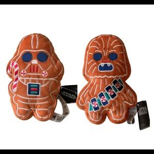 Star Wars | Gingerbread Plush - Stormtrooper & Chewbacca Set